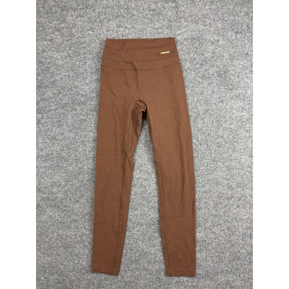 Whitney Simmons Leggings Womens Small Brown High Rise Ankle Yoga Workout Pants